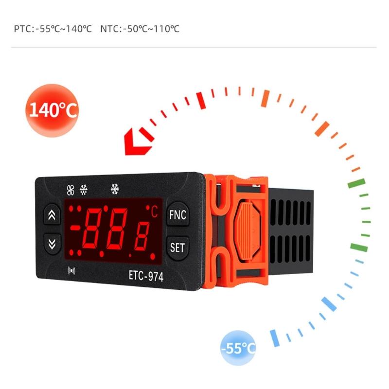 Temperature Controllers LED Digital Thermostat for Incubators Temperature Controllers Thermoregulator Relays