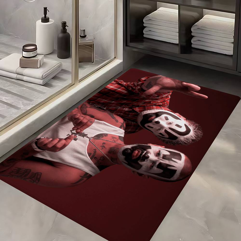 Hip-Hop I-Insane C-Clown P-Posse Hallway Carpet Washable Non-Slip Living Room Sofa Chairs Area Mat Kitchen Doormat Area Rug