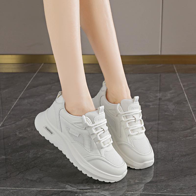 CRLAYDK Women's Mesh Sneakers Casual Breathable Tennis Lightweight Chunky Shoes Walking Footwear Ladies Sports Trainers