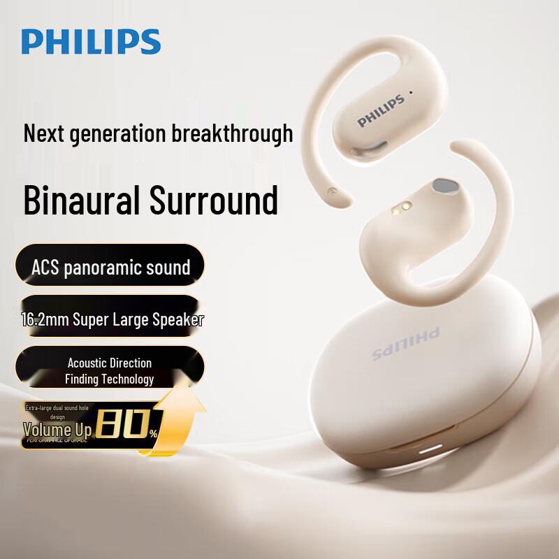 

Philips TAT2739 Open-Ear Wireless Bluetooth Sports Earphones