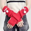 Arm Sleeves Sweet Cool  Girl Knitted Fingerless Gloves Sleeves Cos Hand Sleeves