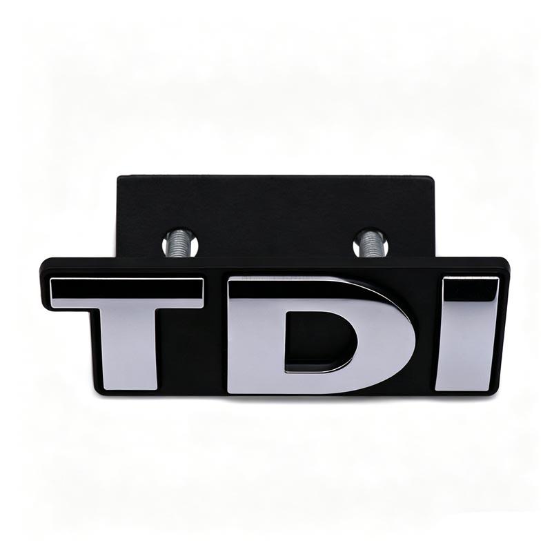 AABLC1 3D Metal TDI Car Grille Emblem Auto Exterior Decoration Accessory for Volkswagen VW Golf Passat Touareg