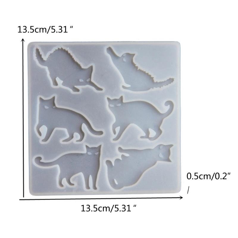 Crystal t Silicone Mold Personalized t Pendants Resin Mold for Jewelry Making Animal Shape Epoxy Mould Women