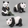 Simulation 7 Animal Model Toys, Mammal Panda Model Static Ornament Doll, Boutique