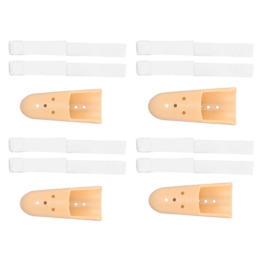 Finger Support Brace 4 Different Size Straightening Breathable Finger Support Splint Stabilizer for Arthritis Relief