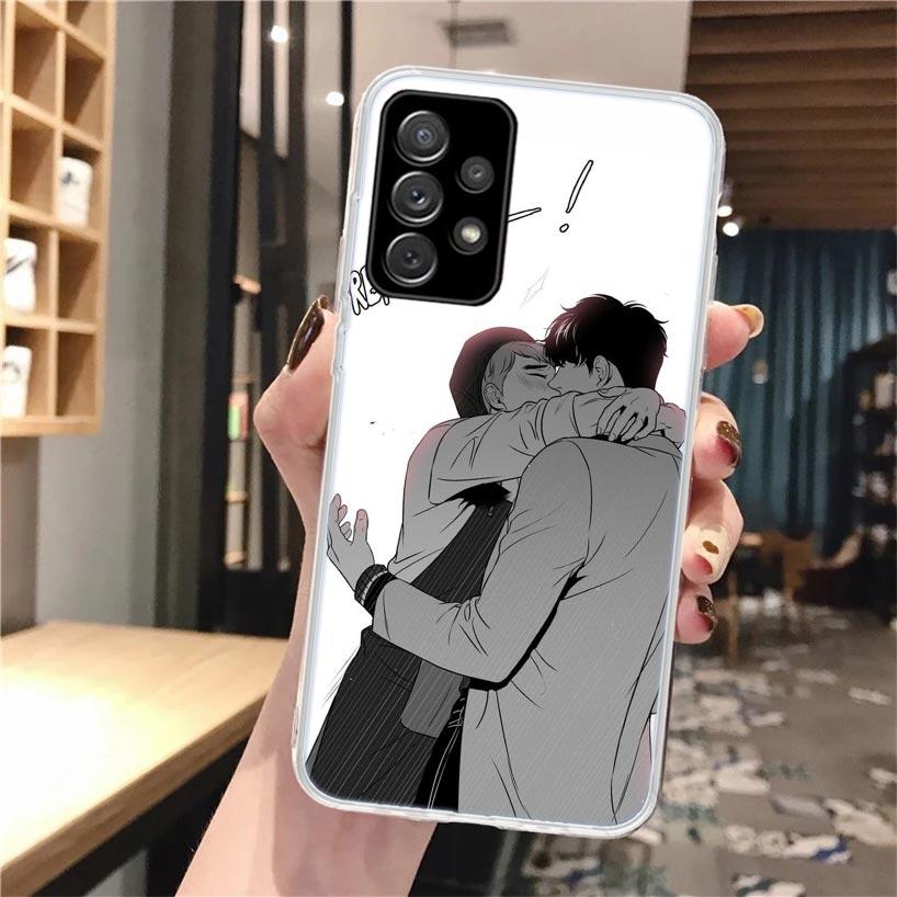 Gay Man Anime Comics Soft Phone Case For Samsung Galaxy A16 A26 A36 A56 A15 A14 A13 A55 A54 A53 A35 A34 A33 A25 A24 A23 A05S A04