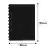 KOKUYO Notebook Soft Ring Notebook Business 70 Sheets A5 Graph Ruled Black S-SV437S5-D