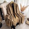 Imitation Cashmere Shawl Scarf Jacquard Fringed Spring And Summer Long Scarf Women'S Double-Sided Scarf Air Conditioner Large Shawl
