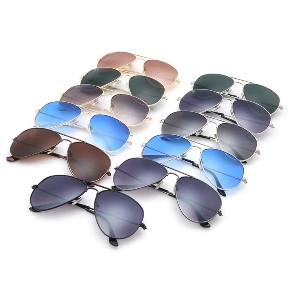 Vintage Sunglasses Men Women Classic Pilot Gradient Mirrored Lens Sun Glasses Sunglass