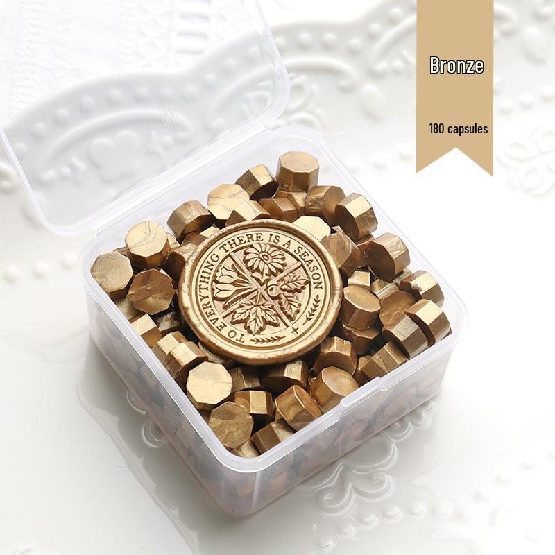 Metallic Wax Granules for Sealing Stamps: Ideal for Invitations, Envelopes & Letters.