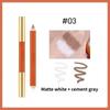 Three-dimensional Fine Double-headed Grooming Pen Highlight Brightening Modification Nose Shadow Shadow Integrated Grooming and Makeup Highlight Pen