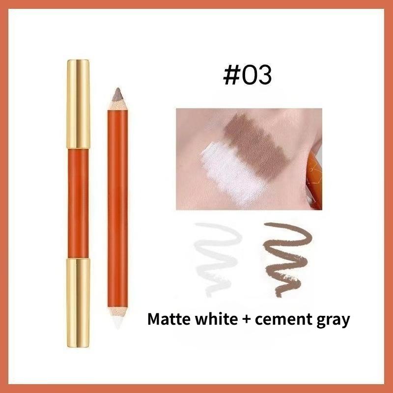 Three-dimensional Fine Double-headed Grooming Pen Highlight Brightening Modification Nose Shadow Shadow Integrated Grooming and Makeup Highlight Pen