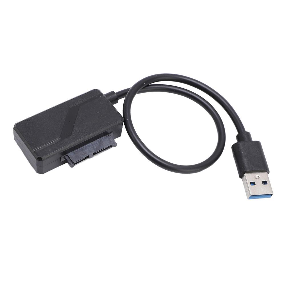 Serial ATA to USB Adapter Cable Efficient Transfer High Stability Serial ATA II Interface for Laptop Optical Drive