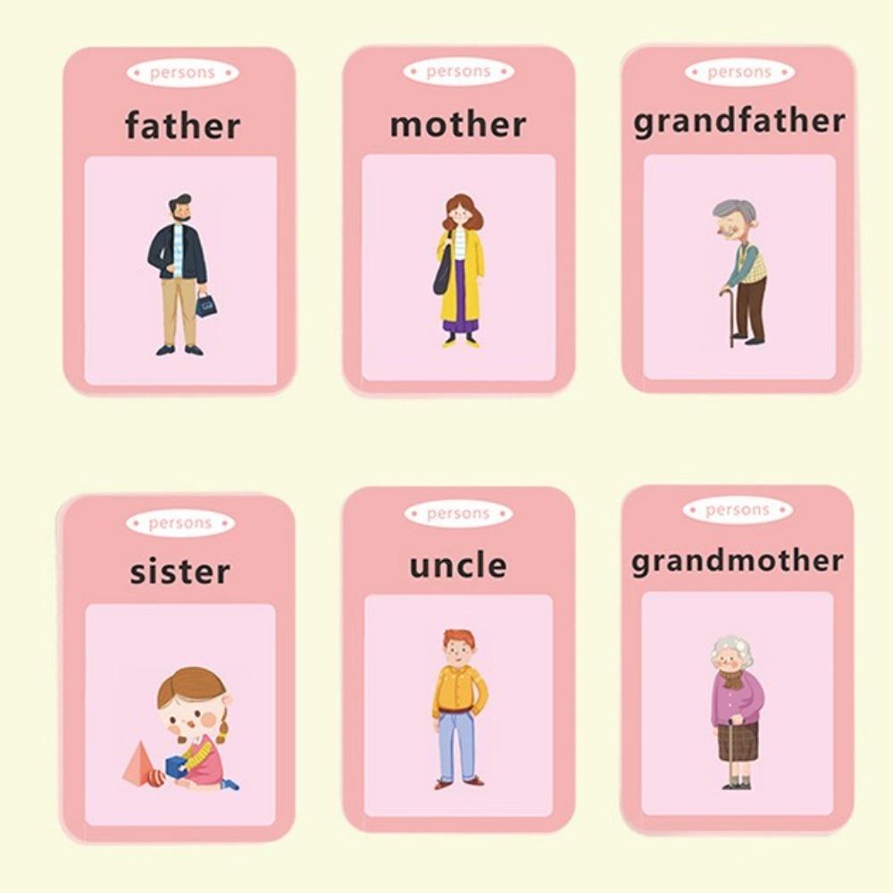 Jazykové učení angličtiny Flashcards Interaktivní dětské audio elektronické karty Kniha Dětský dárek