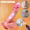 Automatic Telescopic Rotating Big Vibrating Thrusting Realistic Dildo For Women Remote Control Suction Cup Realistic Penis Sex Toys