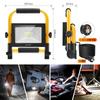 MEIKEE Super Bright LED Floodlight, Work Light, Portable Floodlight, Tabletop, 3P2P Plug Converter, 60W, 5200LM, Equivalent To 600W, Energy-Saving,