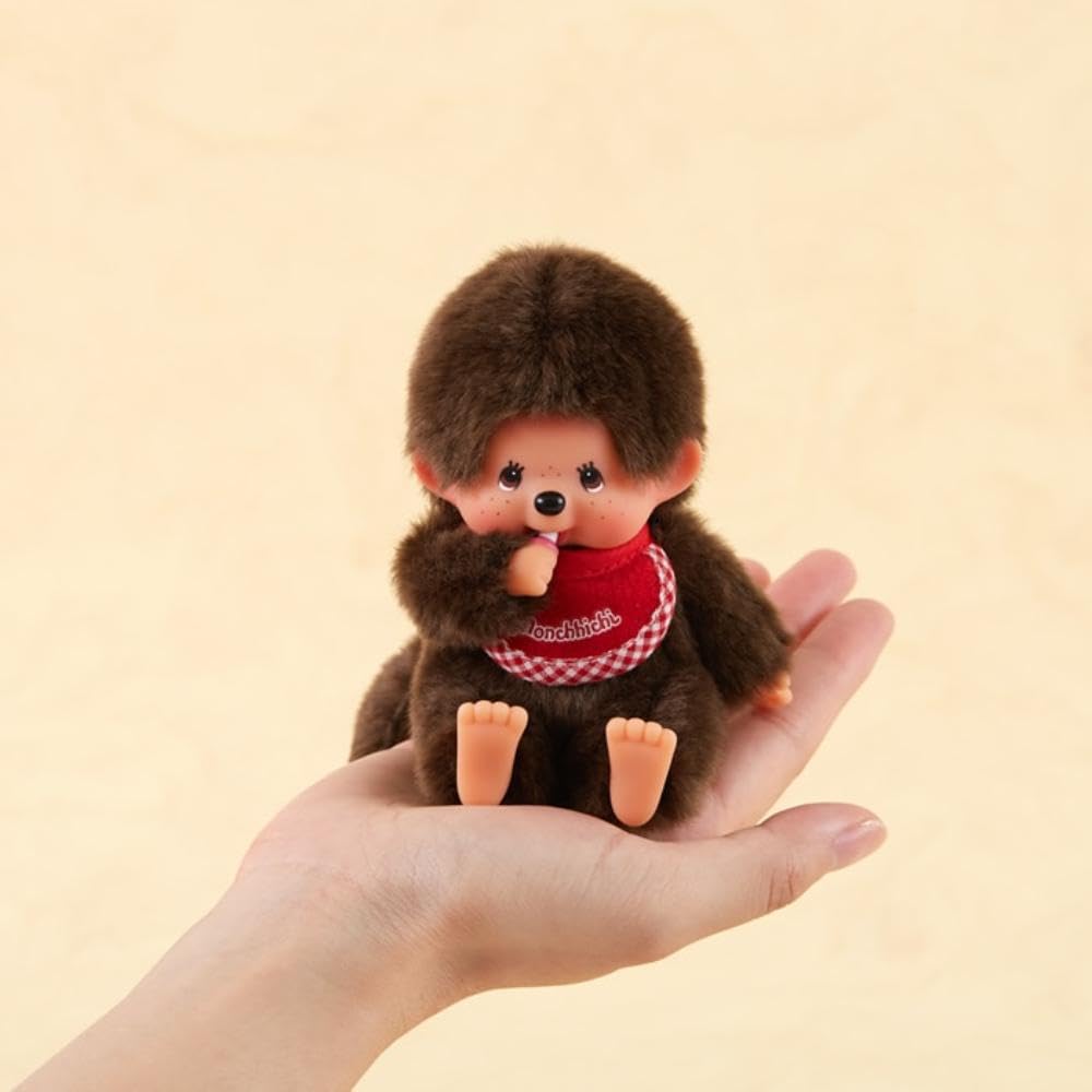 Sekiguchi Monchhichi Premium Standard SS Brown Boy 228577 H11×W9×D7cm