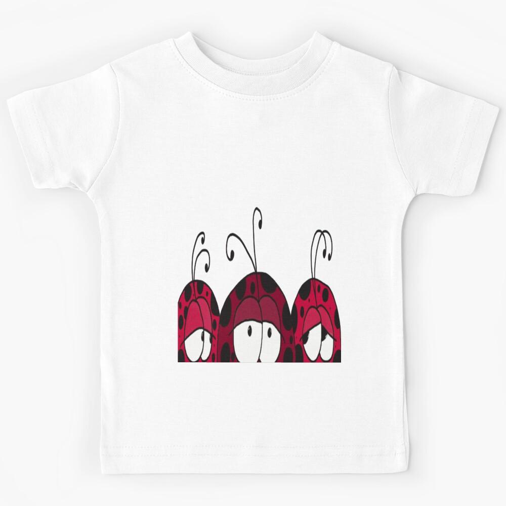 The Three Amigos Ladybug Illustration Kids T-Shirt 140