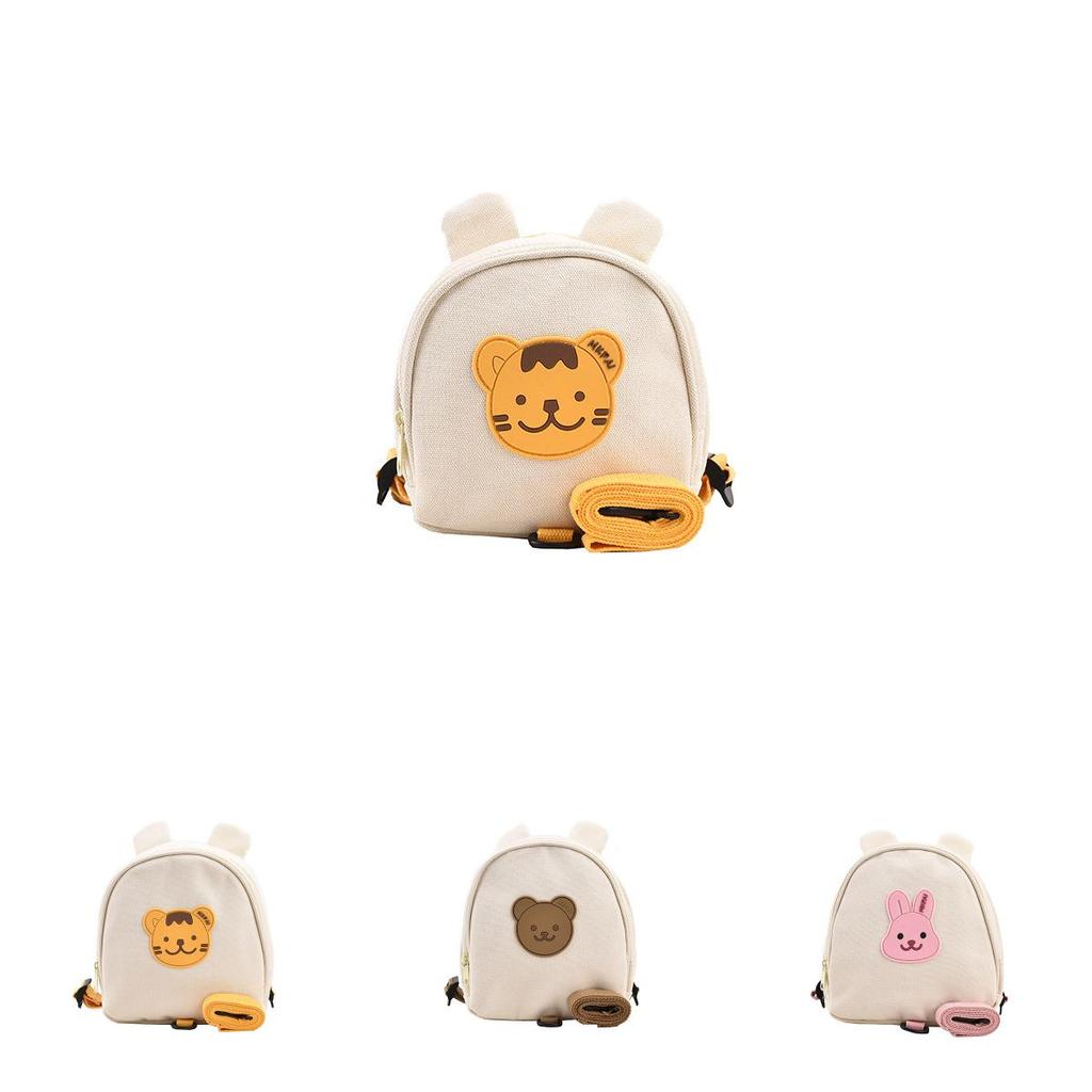 Adorable Tiger Kids Backpack Made Of Canvas With Lightweight Comfort For Preschoolers