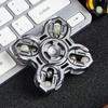 Metal Mecha Hand Fidget Spinner Luminous Rotating Spinning Top Tip EDC Stress Relief Pocket Toy Adults Men Easing Anti Anxiety