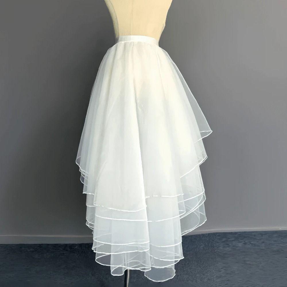 Front Short Back Long Three-tiered Crinoline Lightweight Y2k Lolita Underskirt Party