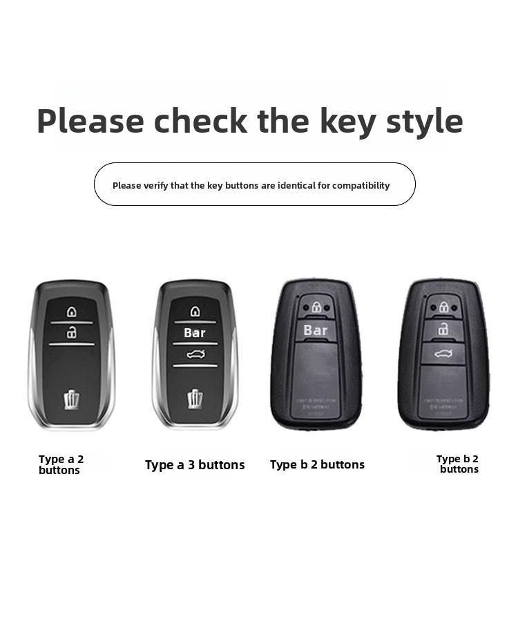 S1 Crown Land Cruiser Key Set 2024 Vellfire 12/13/14 Generation Luxury Flagship Edition Car Special Shell Buckle JH0