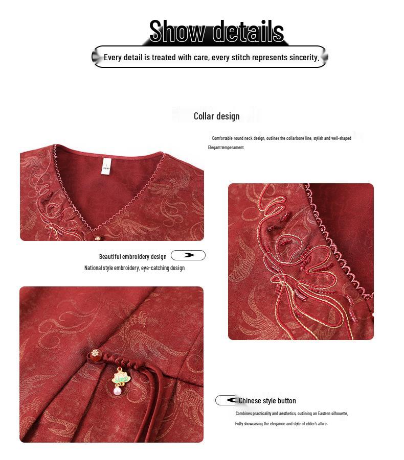 New Summer Seven-Sleeve Chinese Style Mid-Aged Women's Wear
