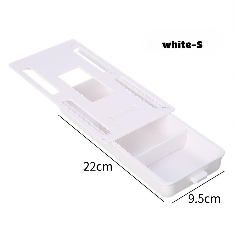 Creative Self-Adhesive Mini Hidden Drawer Under The Table/desk - Girl's Cosmetic & Stationery Organizer Saving-space Storage Box