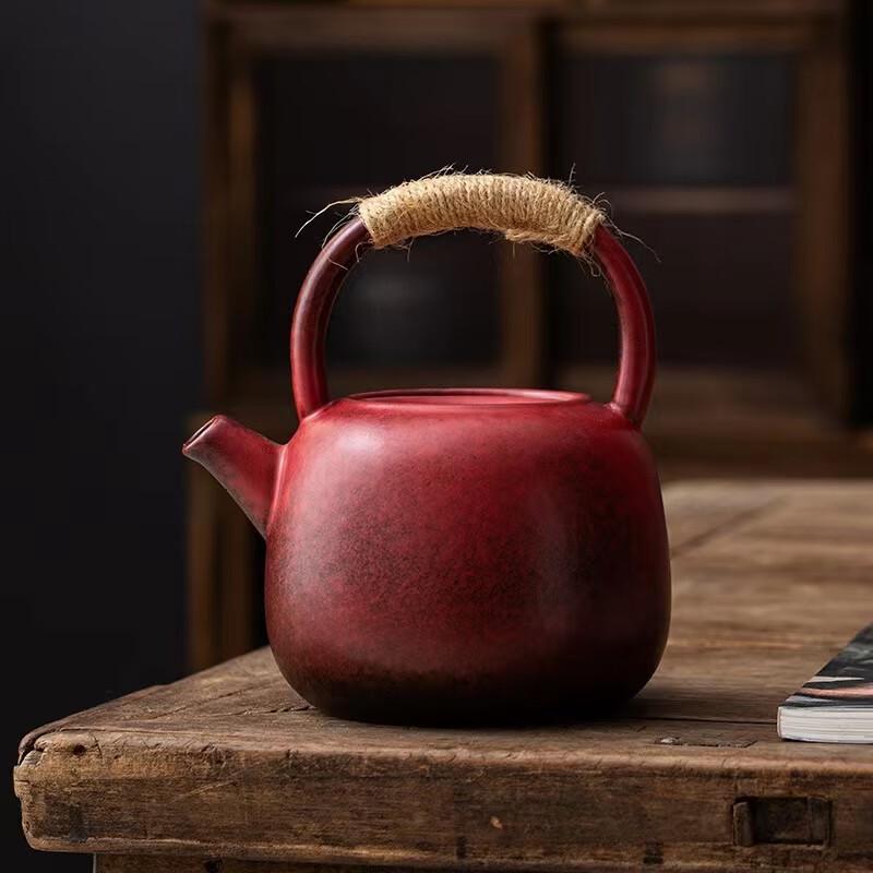 Hao Ku Handmade Red Clay Tea Ceremony Charcoal Stove