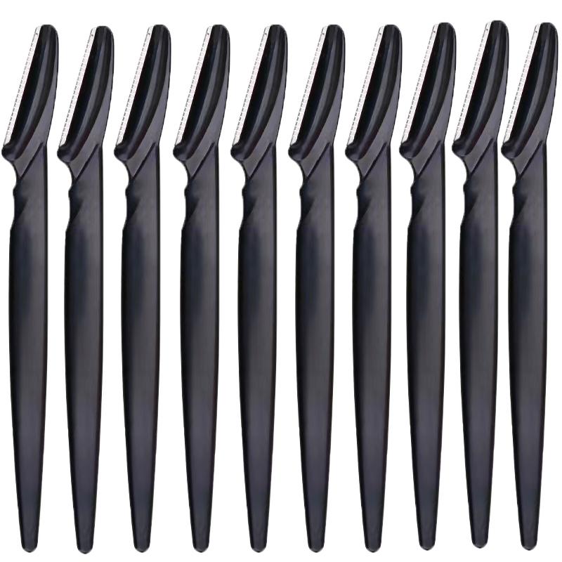 10PCS Eyebrow Razors for Women Multipurpose Face Razors Trimming and Shaping Smooths Away Peach Fuzz Face Trimmer Hair Removal