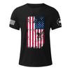 Men's Fashionable Casual Independence Day Printed Round Neck Short Sleeve T-Shirt Top