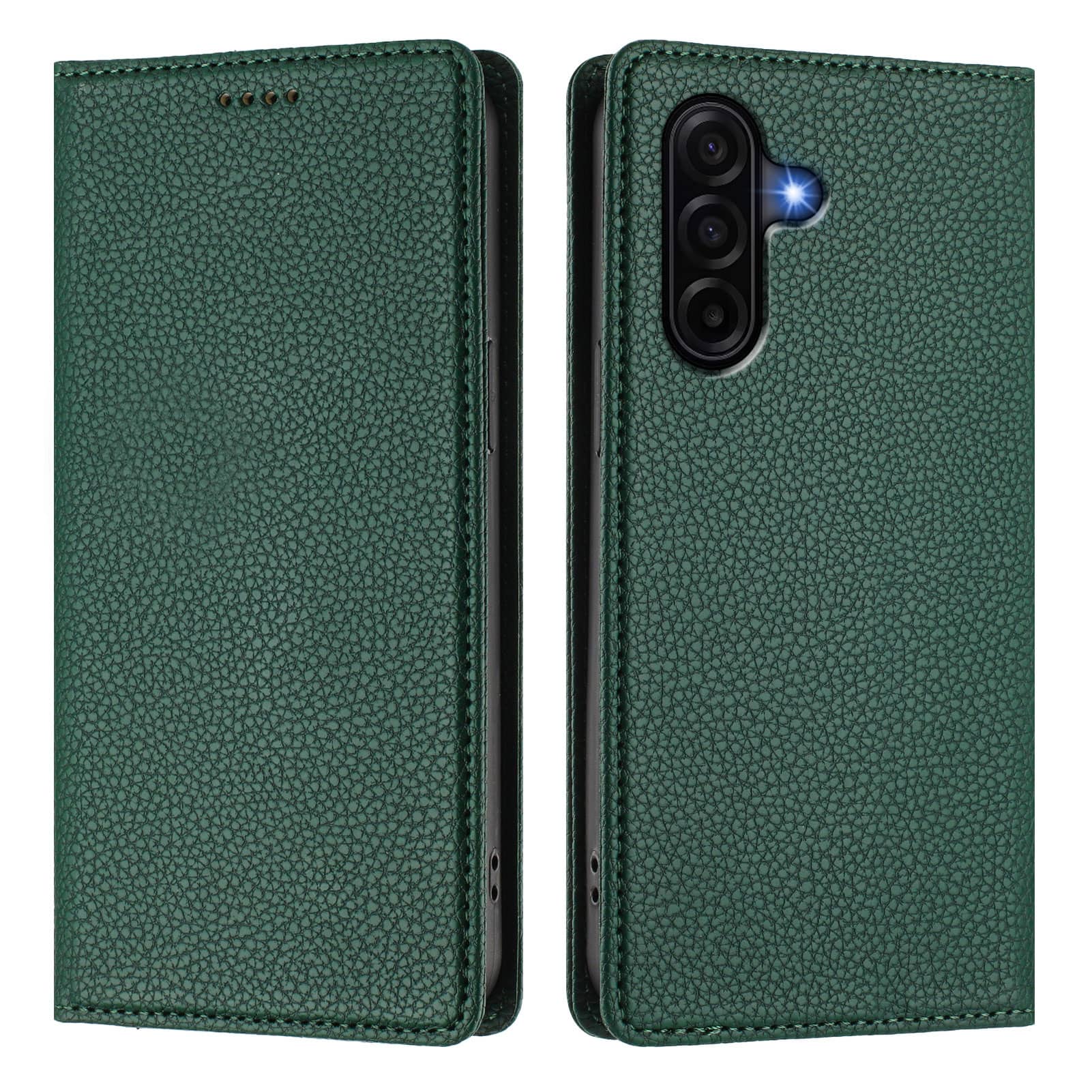 WEFOR für Samsung Galaxy A57 A37 5G A17 A73 A72 A71 A56 A55 A54 A53 A52 A51 Brieftaschenhülle, Flip-Folio-Hülle mit magnetischem Kartenhalter For Galaxy A72