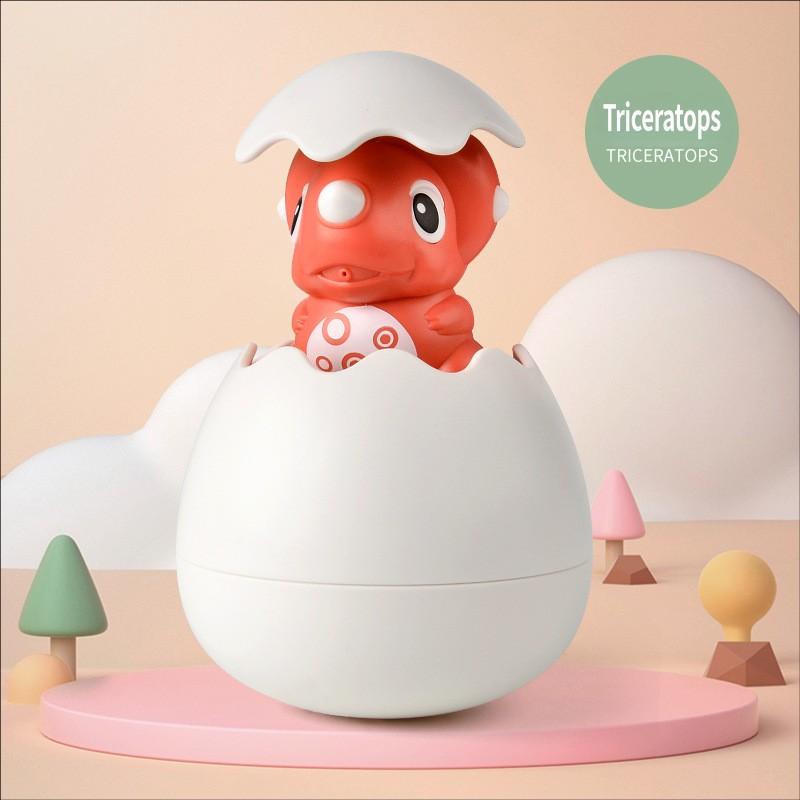 Summer Baby Bath Toy Bathroom Bath Dinosaur Eggs Baby Children Spray Water Little Yellow Duck