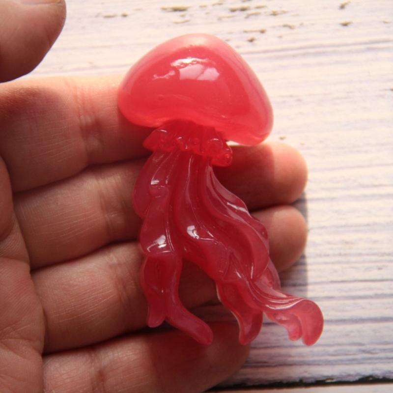 Jellyfish Candle Silicone Molds Easy Demolding For Epoxy Resin and Handmade Keychains Candle Soap Home Decoration