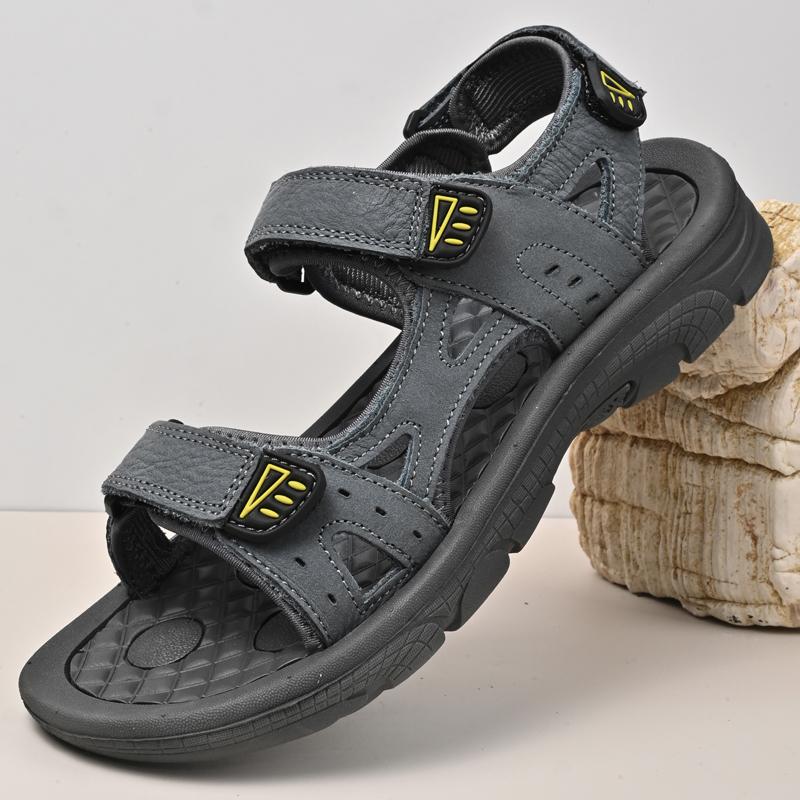 Fashion Quick-Dry Outdoor Sandals Breath Walking Shoes Anti-Slip Sole Comfortable Walking Shoes Beach Flats New Design Men Sport Sandals