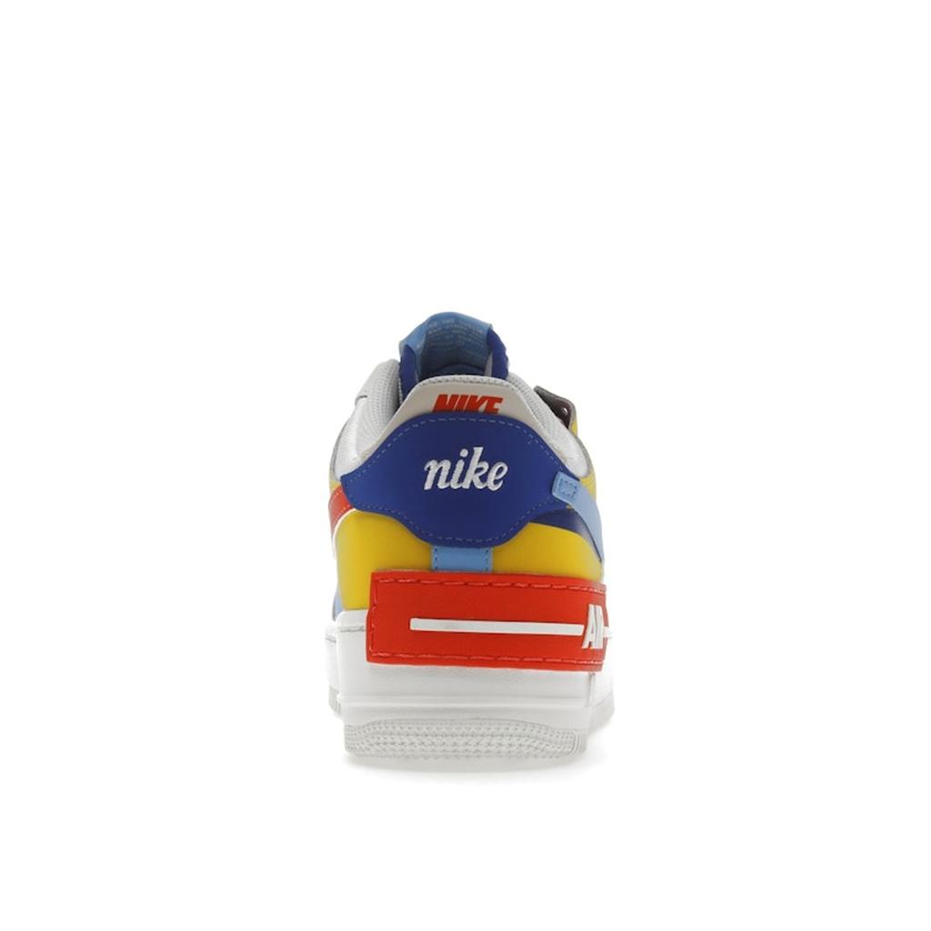 Nike Air Force 1 Shadow Sail Multi Women Sneakers White Game-Royal Rush-Orange CI0919-115