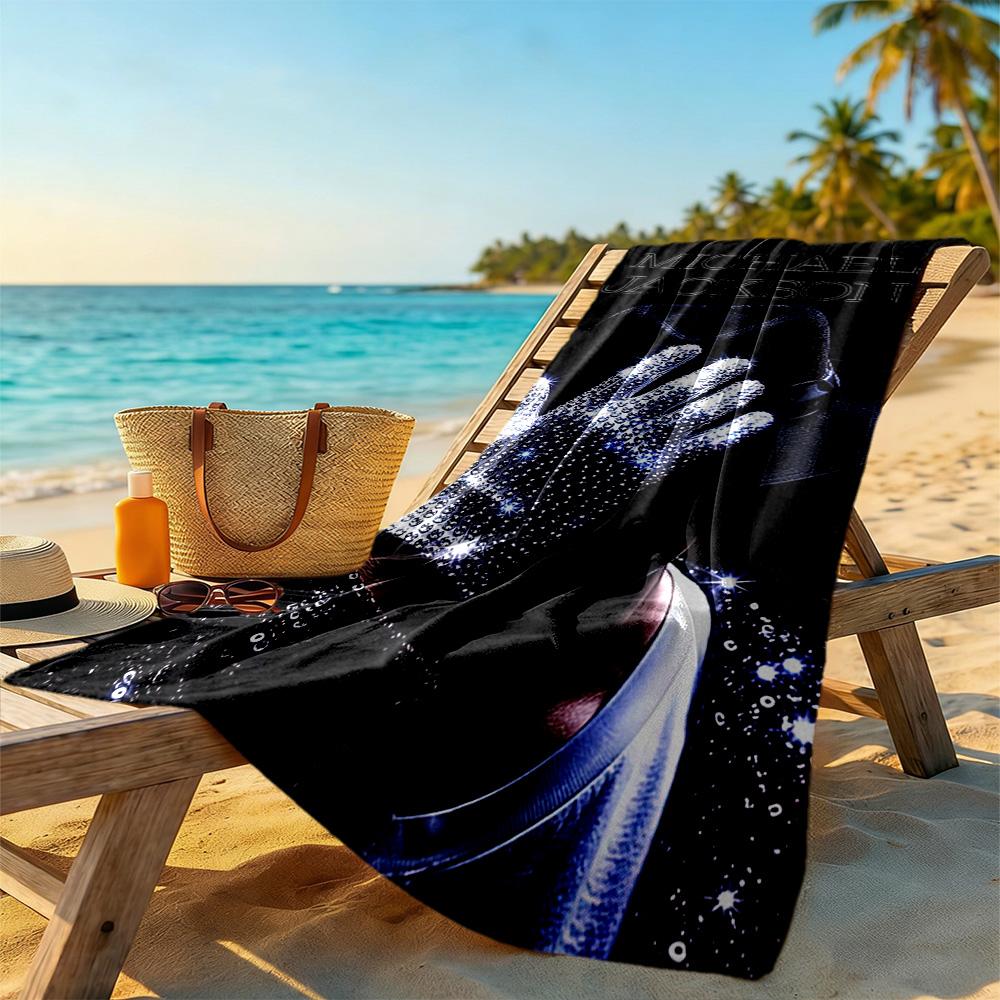 Michael Jackson Strandlaken Super Zacht Microvezel Sneldrogend Stof Comfortabel Lichtgewicht