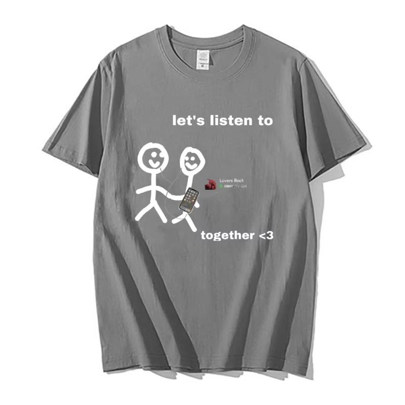 TV Girl Tshirt Unisex French Exit Album Tshirt Gift for Indie Music Fan Tee Lovers Rock Simple Drawing Music Band Graphic Shirt S