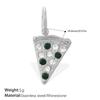 Cute Food Element Pendant Micro Diamond Lemon Pizza Style Diy Accessories