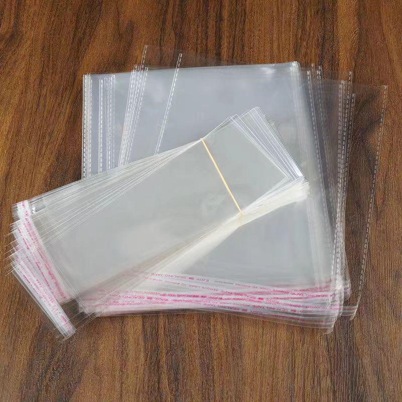 Width 8 In Self-Adhesive Transparent Packaging OPP Bag