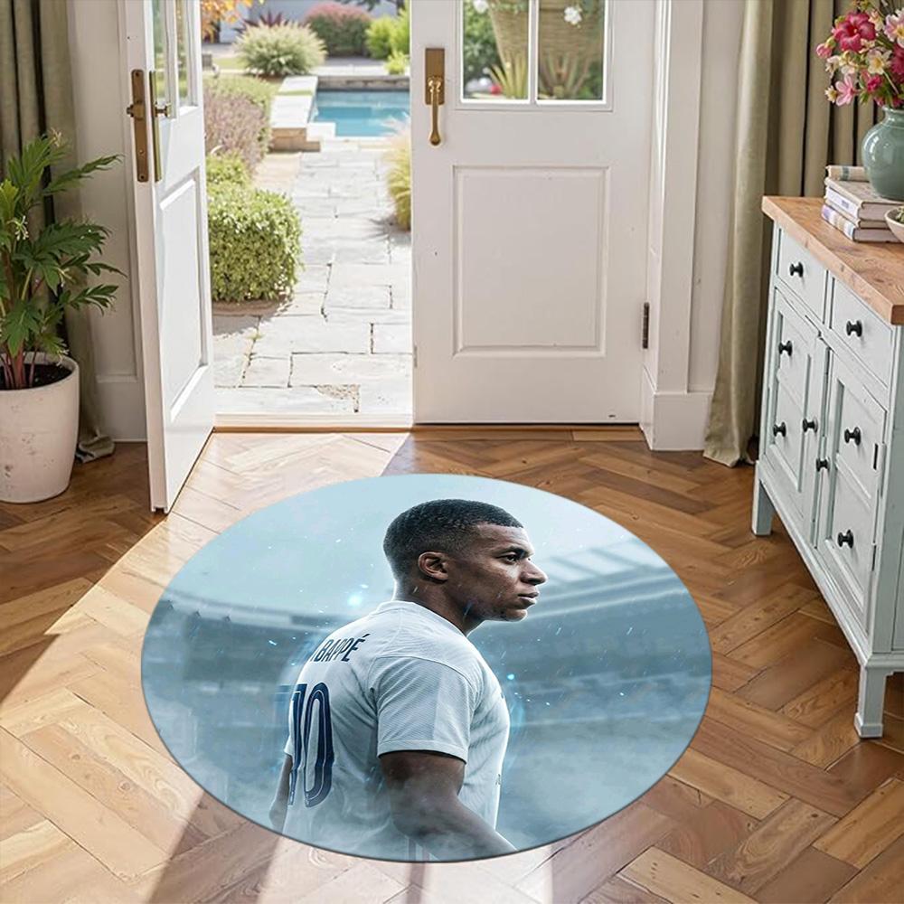 Barcelona Round Office Rug Design for Foyer Dining Room Hallway Outdoor Anti-slip Round Rug Office home decor
