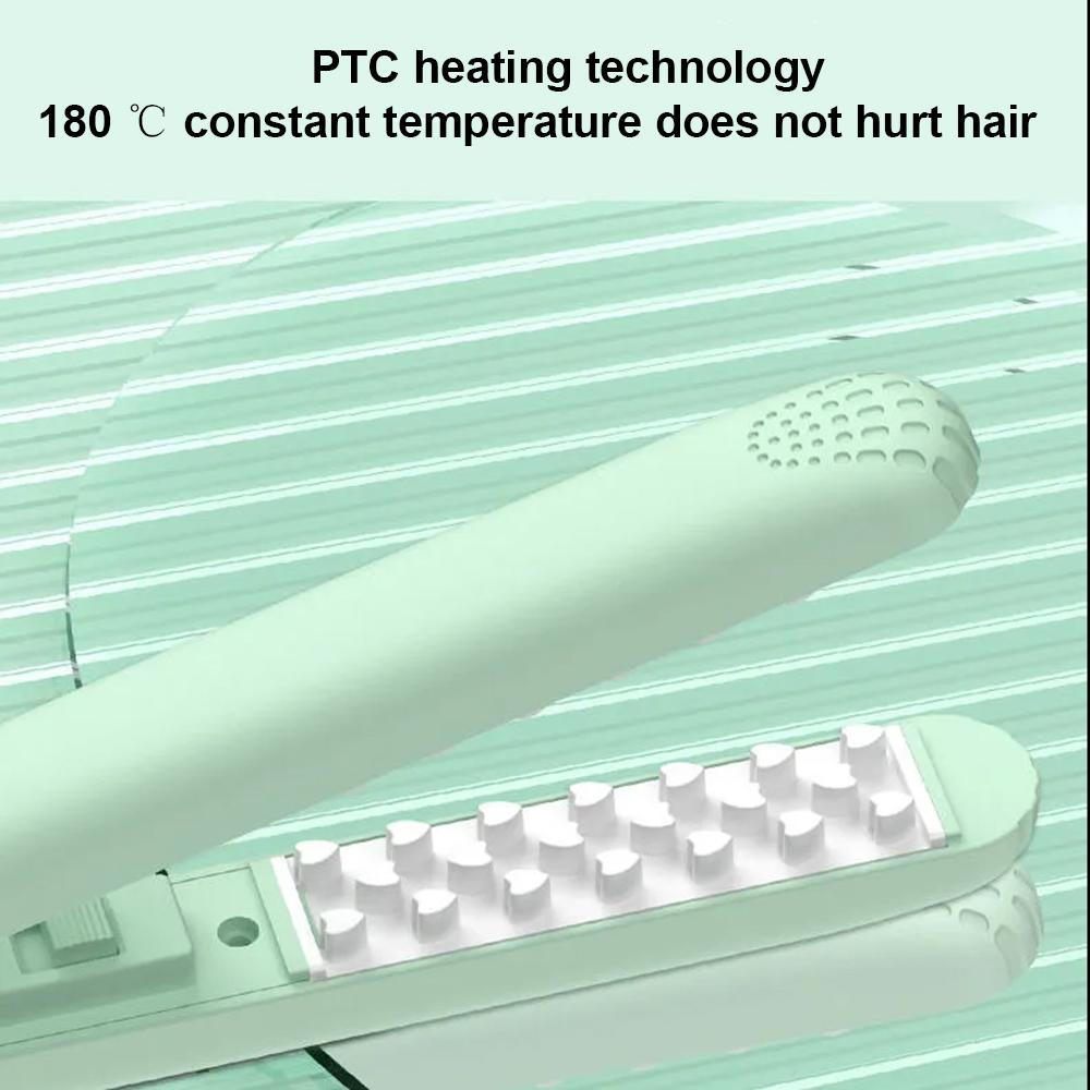 Mini 3D Grid Hair Crimper Curling Iron Volumizing Hair Iron Ceramic Corn Perm Splint Flat Iron Hair Styling Tools Gift for Women