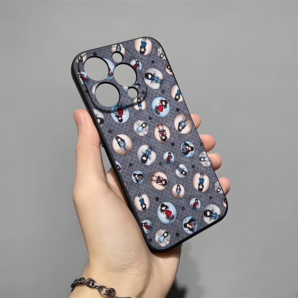 

Japan SantoroS GorjussS Phone Case For IPhone 17 Pro Max 16 15 14 Pro Max 13 11 X Xs Xr 8 7Plus Silicone Cover iPhone17 Air