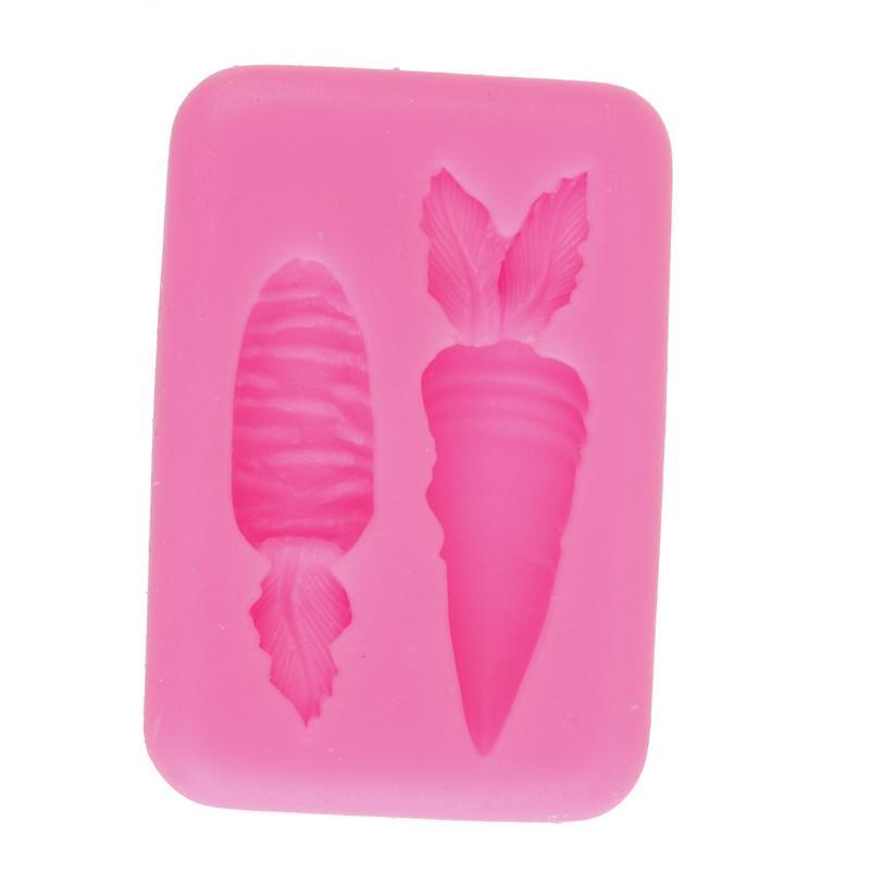 

Повседневная силиконовая форма для моркови и овощей, инструменты для украшения, глина, пресс-форма розовый