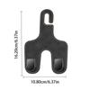 SEAMETAL Car Seat Headrest Hook PU Leather Phone Holder Auto Seat Back Mount Organizer Car Interior Hanger