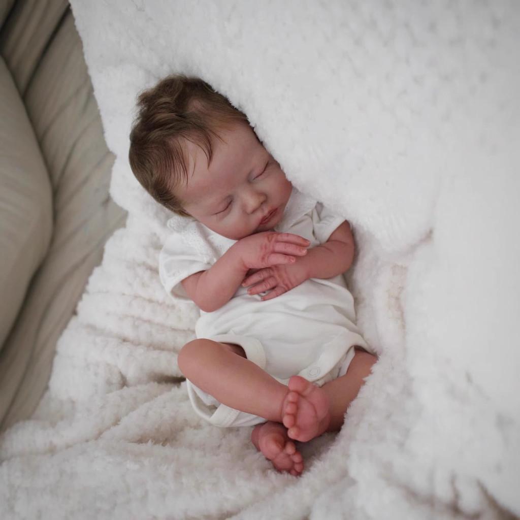 Silicone Reborn Doll 45cm Handmade 3d Skin For Collectors And Gift Enthusiasts