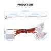 LMoDri Universal 1 Pair Motorcycle Led Concave Mirror Eagle Eye Lamp DRL Turn Signal Indicator Flashing LED Bulb