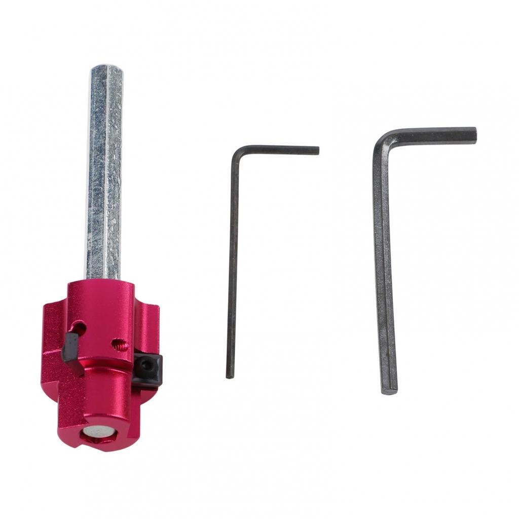 Aluminum Alloy Body PVC Pipe Reamer Triple Blade Tool Compatible With CPVC