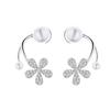 Temperament Earrings Women'S Unique Light Luxury High-End Stud Earrings Exquisite Double Wear Daily Earrings