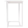 822183 vidaXL Table de bar Blanc 80x80x110 cm Bois massif de pin